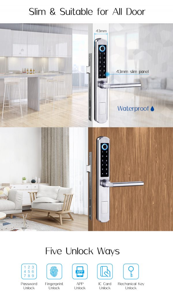 SMARTLOCK TrendyLock H900 One Way – Smart and Secure Digital Door Lock - Image 4