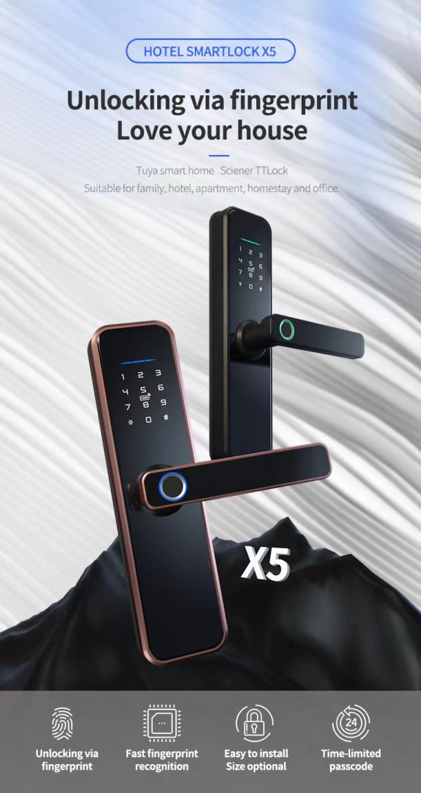 SMARLOCK TRENDYLOCK X5 – Redefining Secure and Smart Access - Image 4