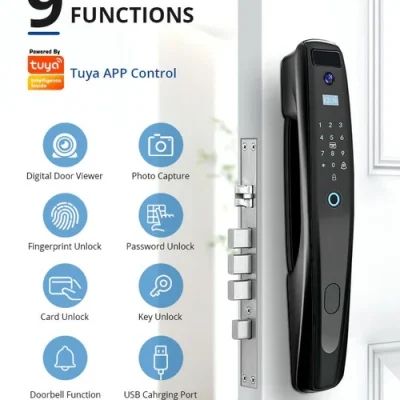 Trendy X12 Smart Lock with Built-in Camera – Secure Access with Real-Time Monitoring